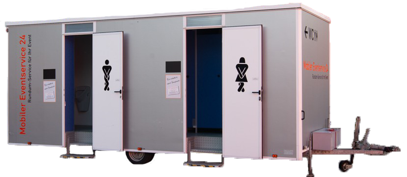 Toilettenanhänger 4+2 von Mobiler Eventservice 24