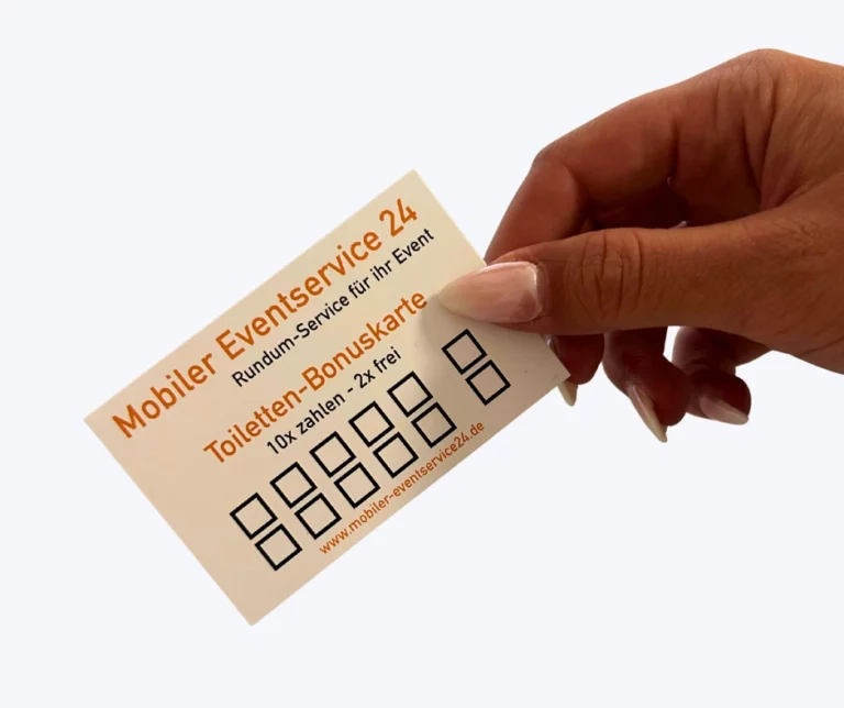 Mobiler Eventservice Bonuskarte